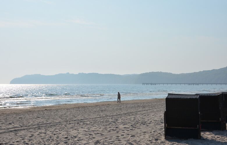 Ansicht des Strandes